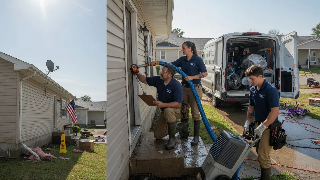 Ceiling Water Damage Restoration in Madison, IL near me